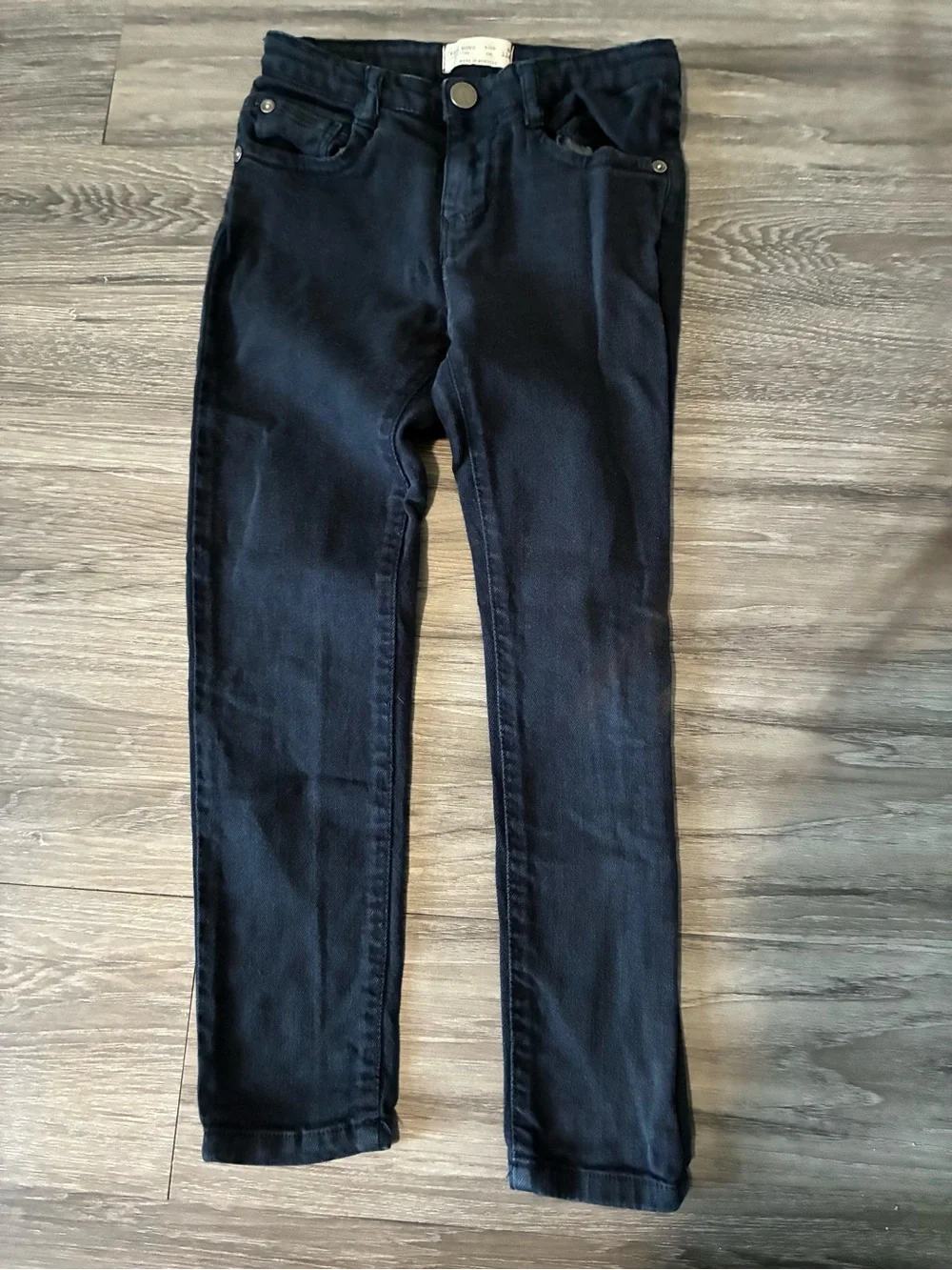 Boys Dark Blue Slim Fit Jeans